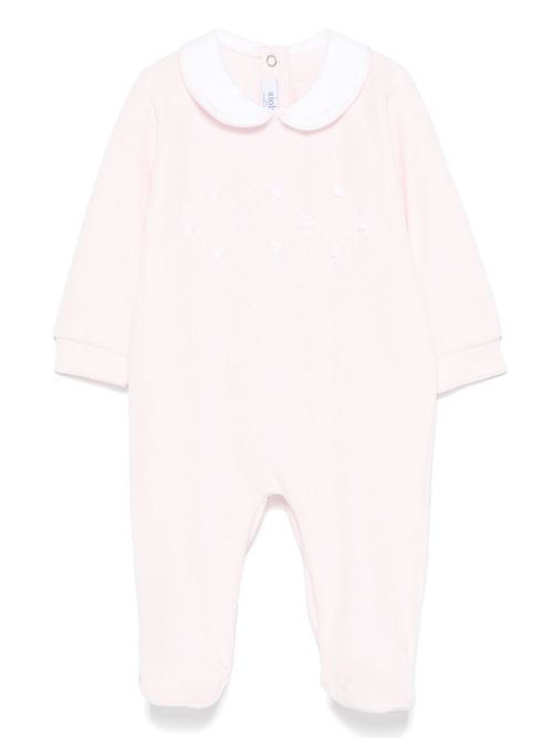 Floral-embroidered pyjamas - Pink