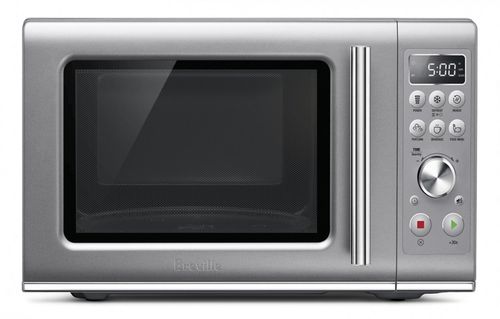 The Compact Wave Soft Close 0.9 Cu. Ft. Silver Microwave