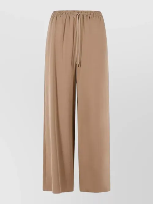 Max Mara - genero silk wide leg relaxed trouser