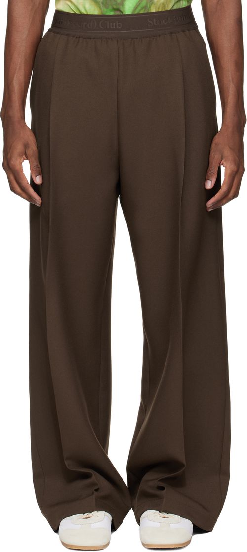 Brown Relaxed Fit Trousers