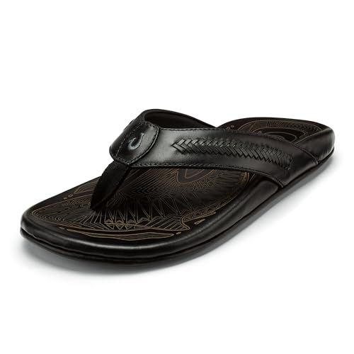 OLUKAI Mea Ola Mano Men's Leather Sandals