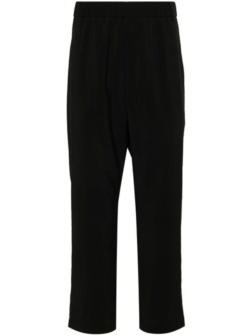 PE Light straight-leg trousers - Black
