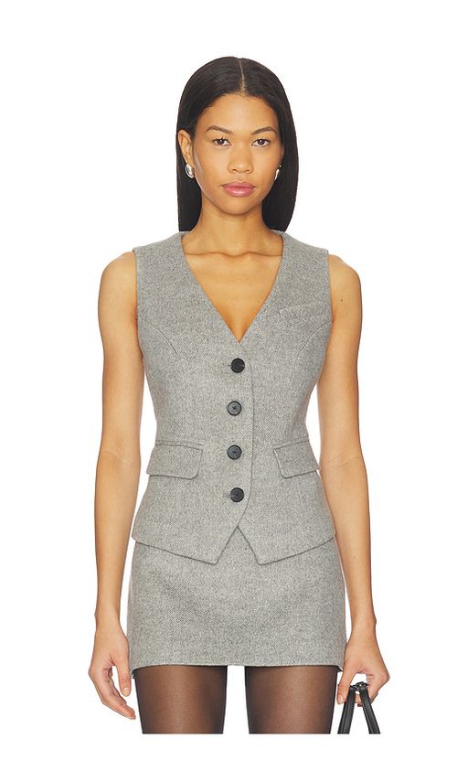 Lovers and Friends Evie Top in Grey. L. Also in M, S, XL