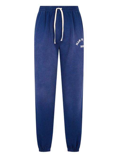 Drawstring track pants - Blue