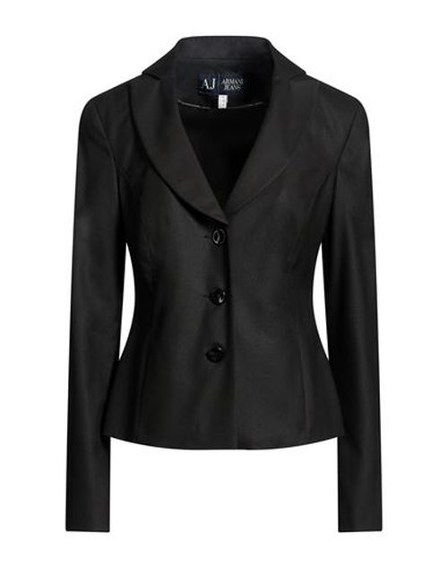 Woman Blazer Black Size 2 Polyester, Viscose, Elastane