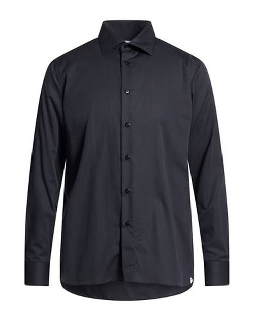 Man Shirt Midnight blue Size 16 Cotton