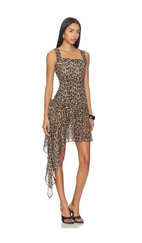 Miaou vestido imogene en color marrón L también en M, S, XL