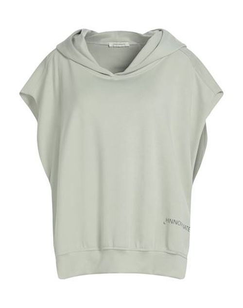 Woman Sweatshirt Sage green Size L Polyester, Modal, Elastane