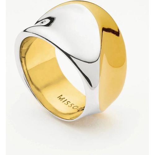 Sculptural Molten Statement Ring | Mixed Meta