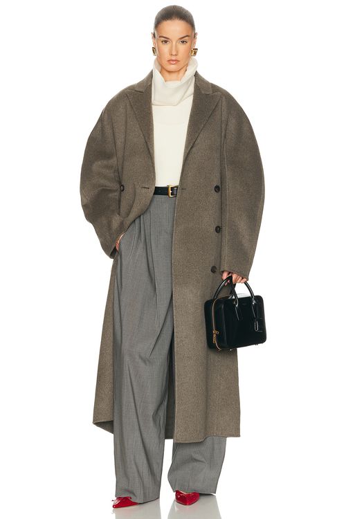 JACQUEMUS Le Manteau D'homme Curvio in Dark Grey - Grey. 36 also in