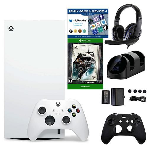 Series X Digital White Console Minecraft Dungeons Bundle