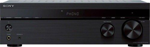 STRDH190- 2-Ch. Stereo Receiver with Bluetooth & Phono Input for Turntables - Black