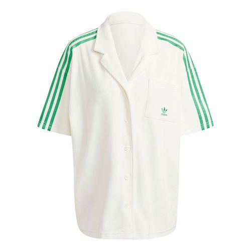 (WMNS) Originals Resort Shirt Asia Sizing 'White Green'