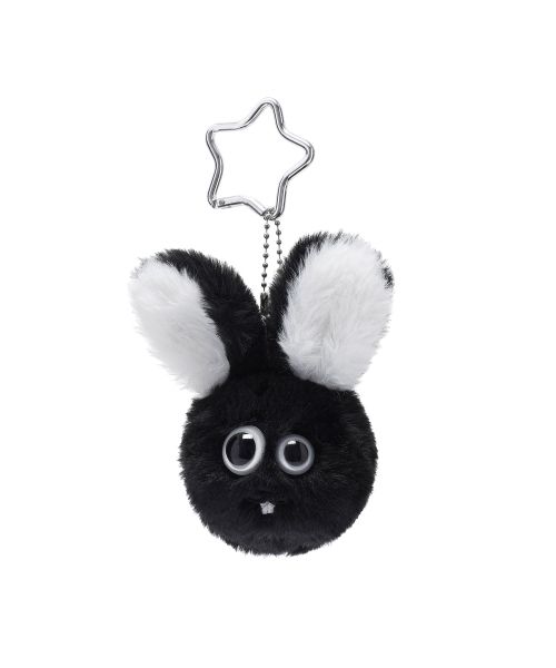 ODD RABBIT FACE DOLL KEY CHAIN_BLACK