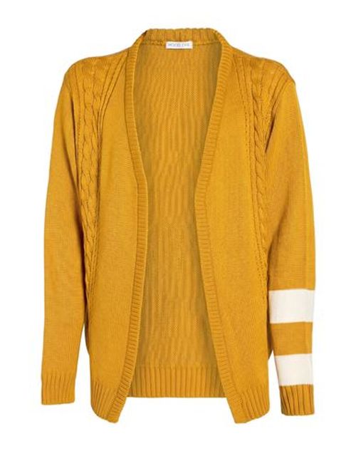 Mood_one Man Cardigan Marigold Size L Wool, Acrylic