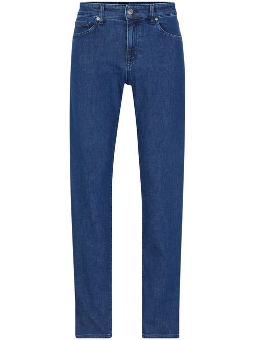 BOSS mid-rise straight-leg jeans - Blue