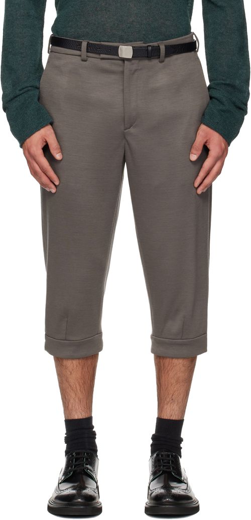 Gray Knickerbocker Shorts