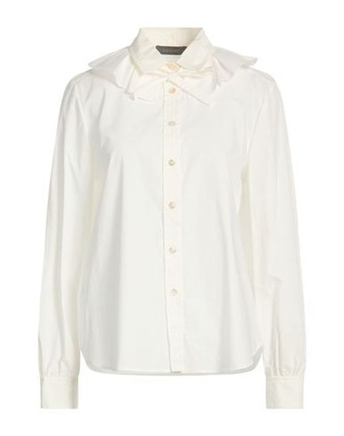 Elena Mirò Woman Shirt White Size 8 Cotton