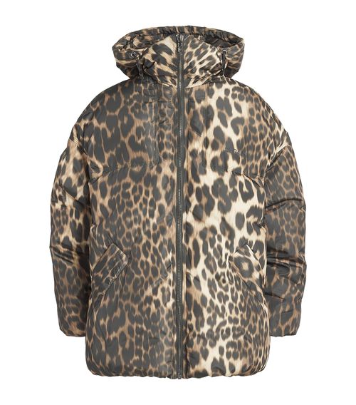 Leopard Puffer Jacket