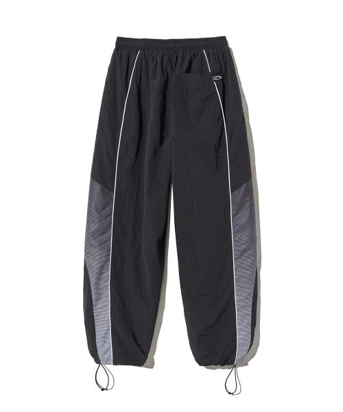 Speed Track Solid nylon Pants Black
