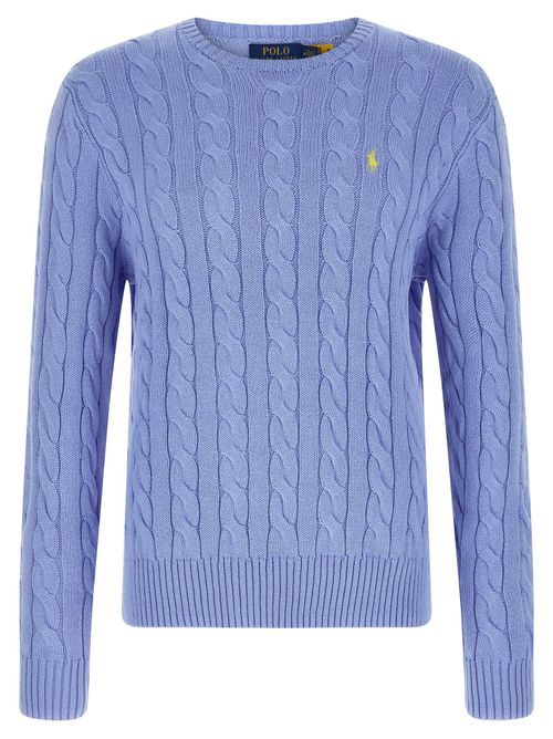 Cotton Braided Sweater
