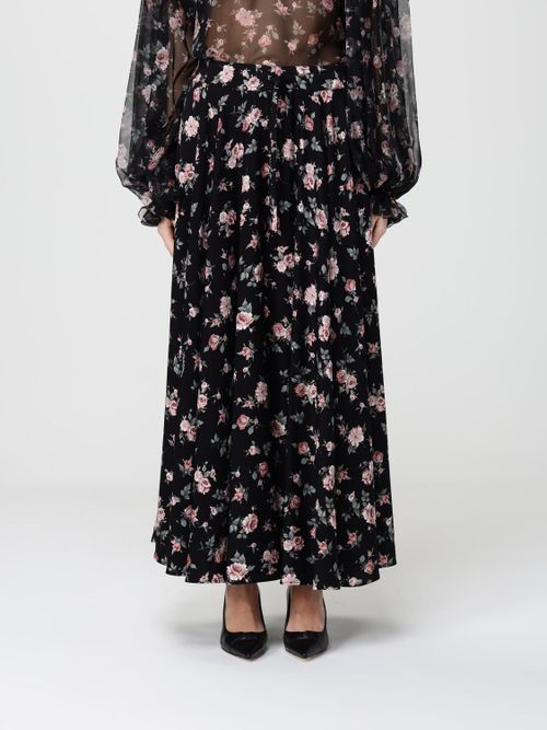 Skirt Woman color Black