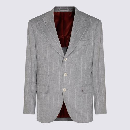 Grey Wool Blazer