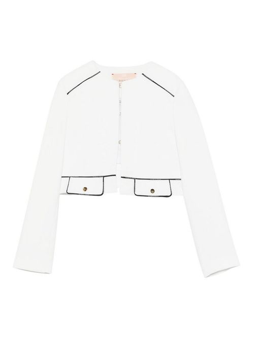 Jacket With Contrasting Edge