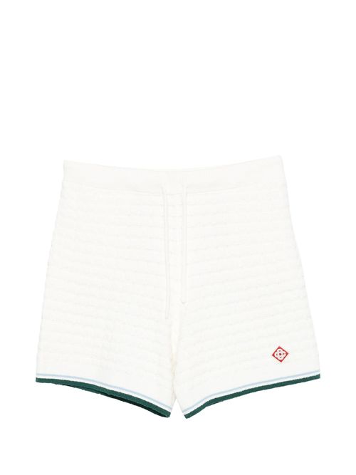 Men's Terry-Cloth Drawstring Shorts with Secure Fastening