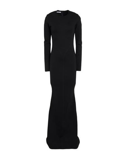 Woman Maxi dress Black Size L Viscose, Nylon, Elastane