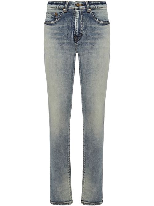 Skinny fit low rise jeans