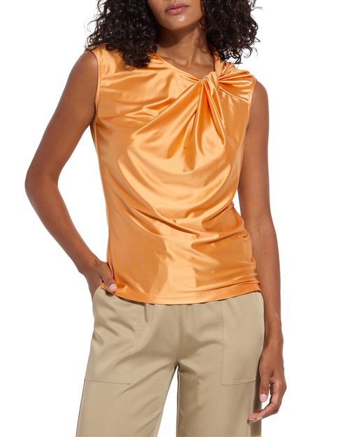 Selene Twisted Shoulder Top