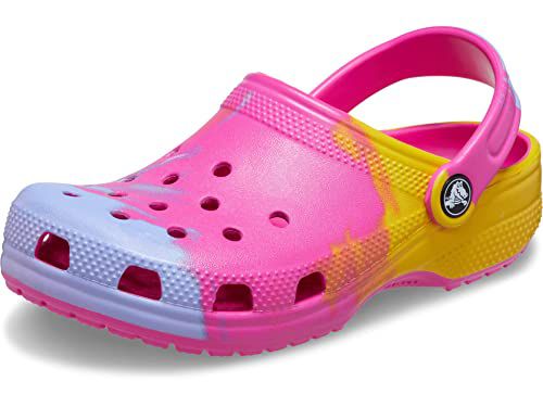 Crocs 207464-4HQ-J6 Classic Marbled Clog K NVY/Mlt Navy/Multi