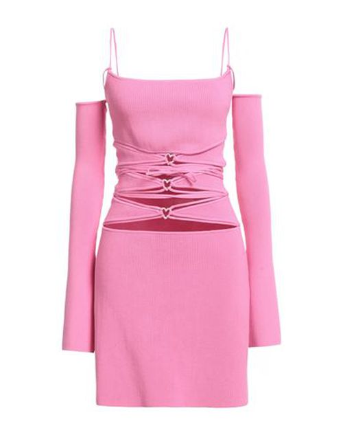Woman Mini dress Pink Size M Viscose, Polyester