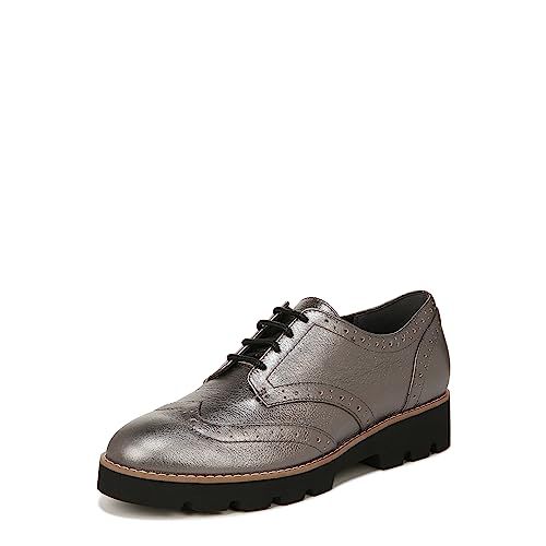 Vionic Alfina Women's Oxford/lace Up Casual Shoes Pewter Met Lthr