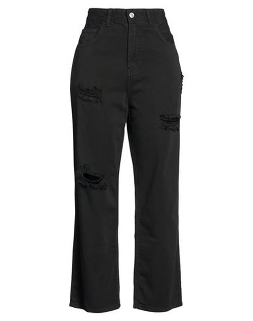 Woman Jeans Black Size S Cotton