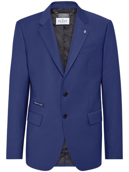 Single-breasted blazer - Blue