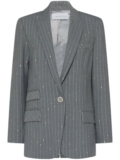 Single-breasted blazer - Grey