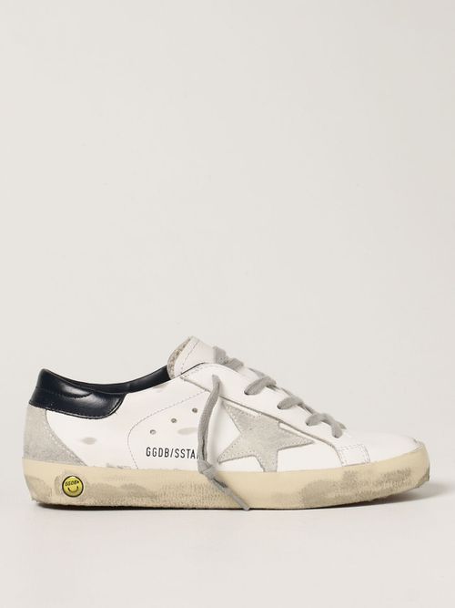 SuperStar classic sneakers in worn leather