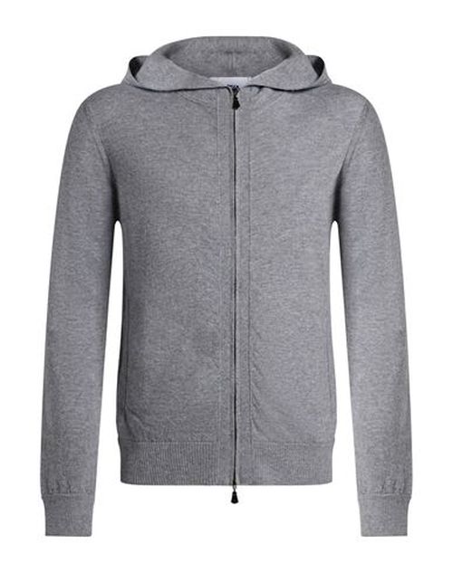 Man Cardigan Grey Size 40 Wool