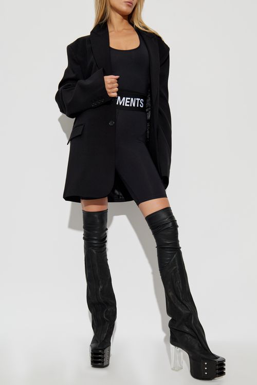 Wool Blazer, Women's, Black