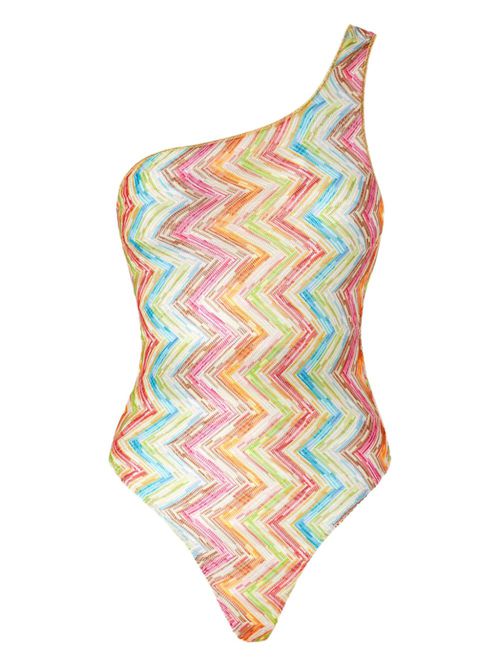 One-shoulder swimsuit - Pink