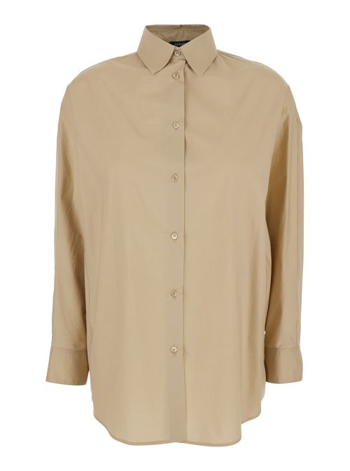 100% Cotton Shirt — Beige