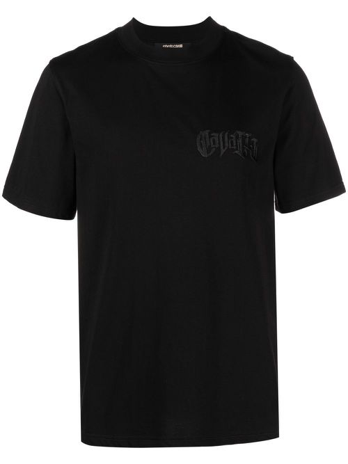 Embroidered logo T-shirt - Black