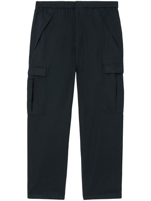 Cotton cargo trousers - Blue