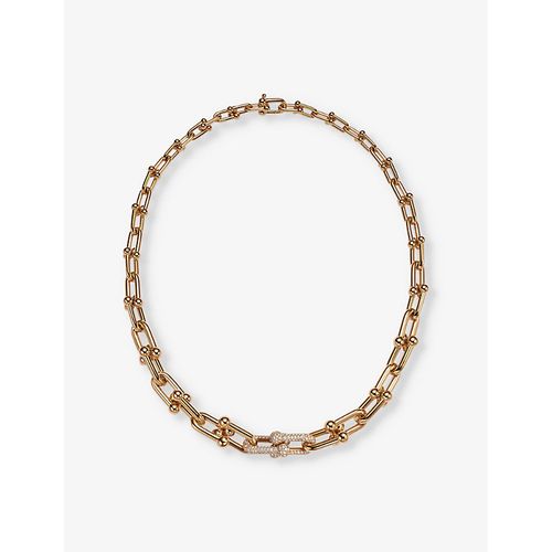 Womens Tiffany Hardwear 18ct Yellow-Gold and 3.19ct Diamond Necklace