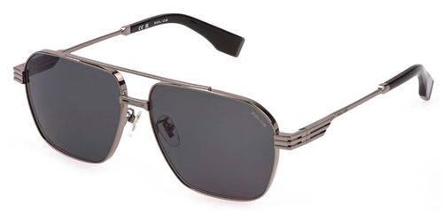 Police SPLQ91 MERCURY 1 0509 Men's Sunglasses Silver Size 60
