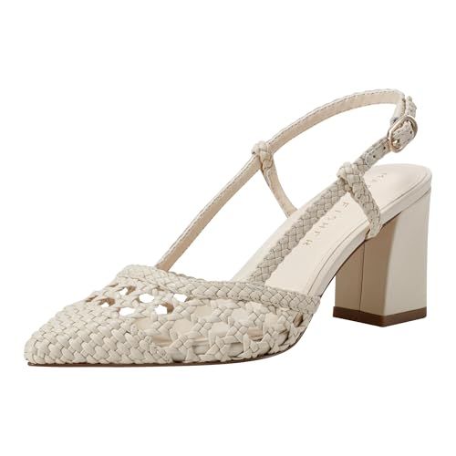 Marc Fisher LTD Women's Zunnie Light Natural Leather