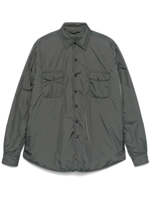 Padded-design shirt - Grey