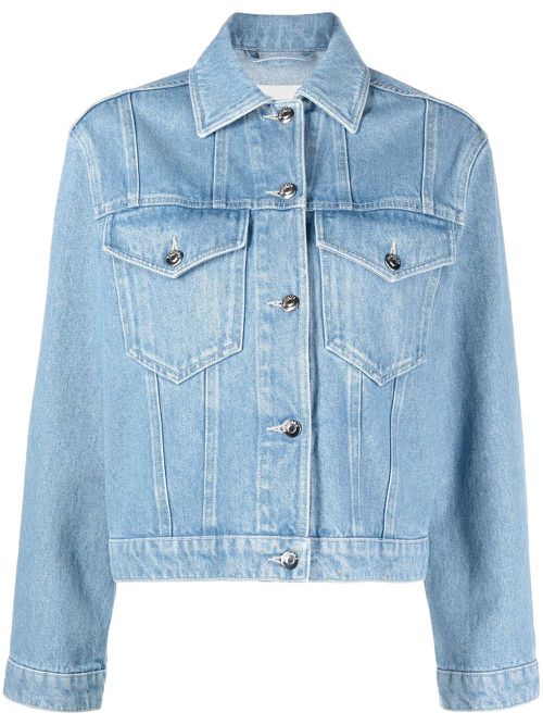Light wash denim jacket - Blue